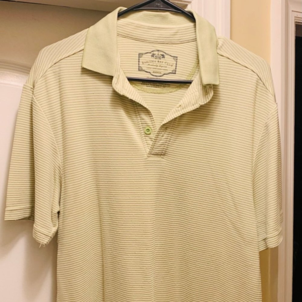 Bahama Bay Club Green Men's Polo Medium